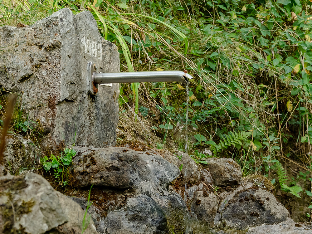 Der Brunnen der Maibaumfreunde in Biedenkopf