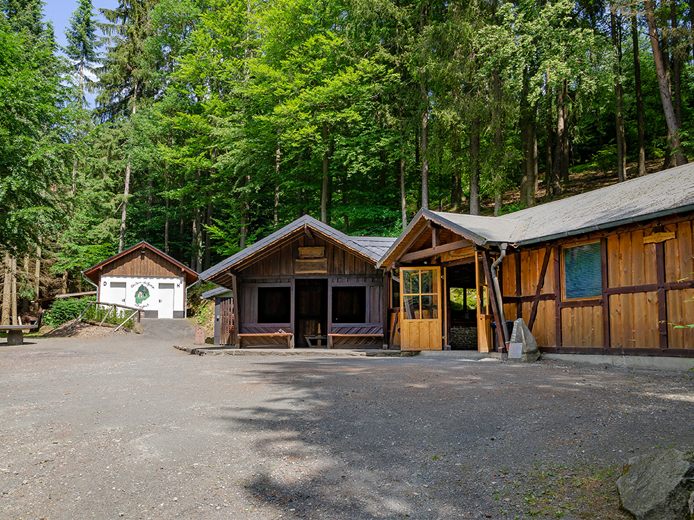 Schutzhütte Im schönen Wiesengrund in Biedenkopf. Schutzhütte der gleichnamigen Gesellschaft Im schönen Wiesengrund